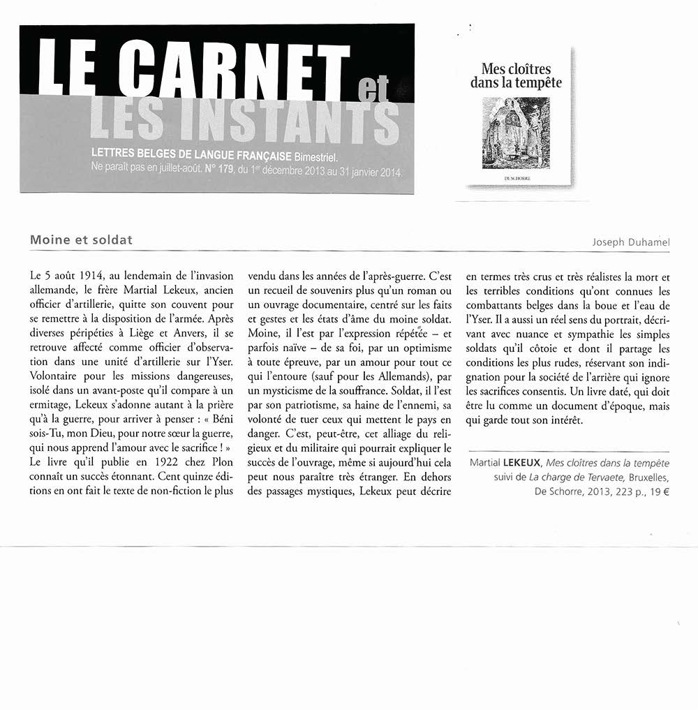 Mes cloîtres