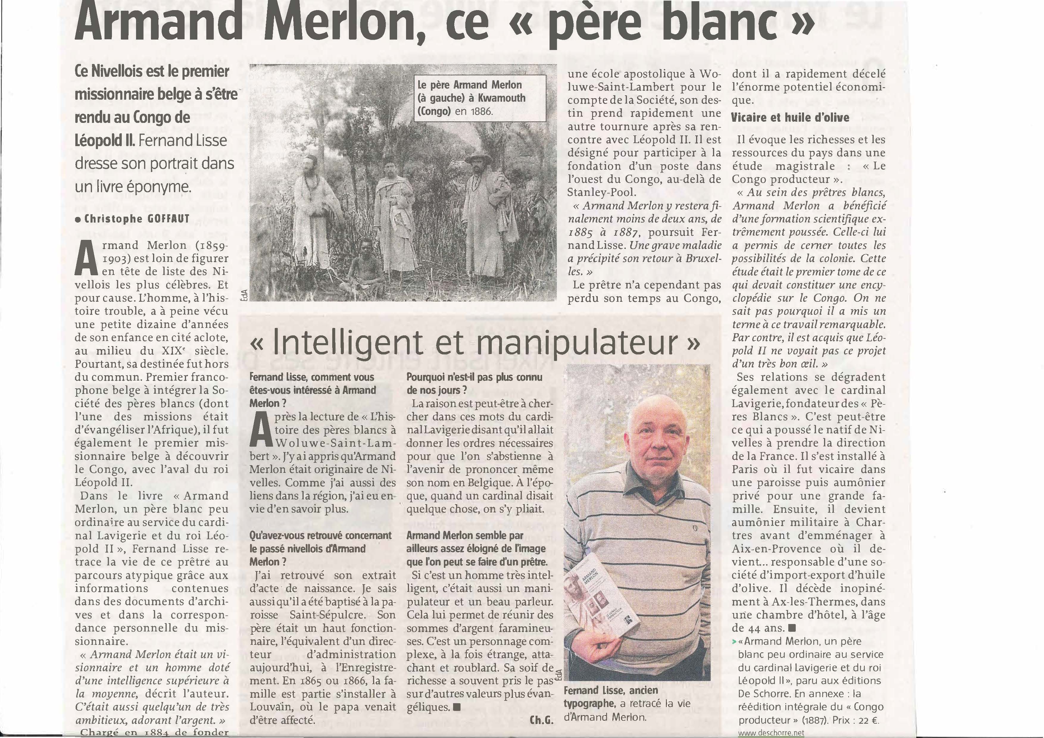 La vie d'Armand Merlon